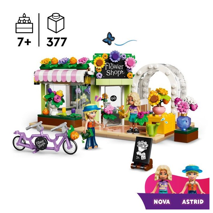 LEGO Friends 42693 Le Fleuriste - Jouet Miniature - Fleurs Artificielles - Cadeau 7 ans LEGO Friends 42693 Le Fleuriste - Jouet Miniature - Fleurs Artificielles - Cadeau 7 ans