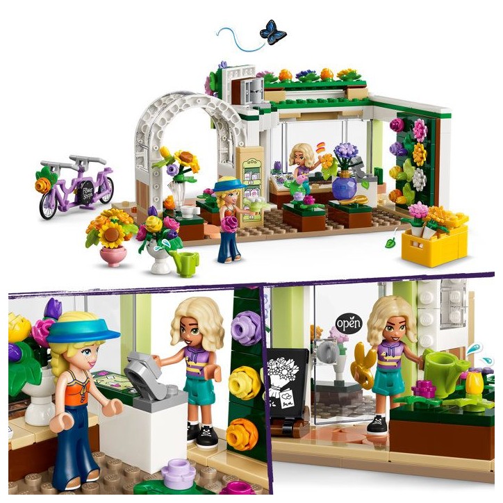 LEGO Friends 42693 Le Fleuriste - Jouet Miniature - Fleurs Artificielles - Cadeau 7 ans LEGO Friends 42693 Le Fleuriste - Jouet Miniature - Fleurs Artificielles - Cadeau 7 ans