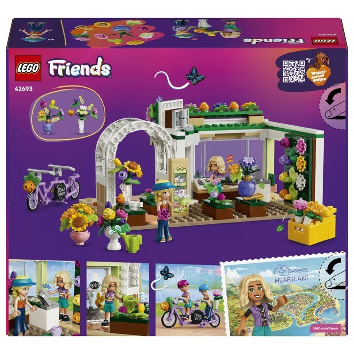 LEGO Friends 42693 Le Fleuriste - Jouet Miniature - Fleurs Artificielles - Cadeau 7 ans LEGO Friends 42693 Le Fleuriste - Jouet Miniature - Fleurs Artificielles - Cadeau 7 ans