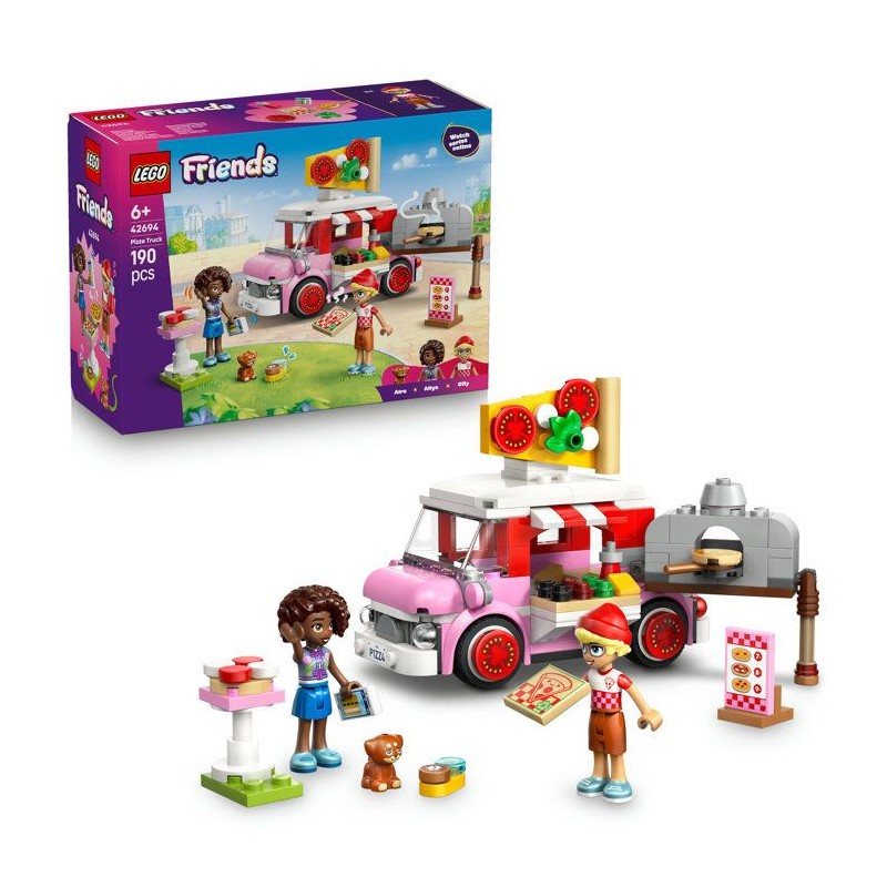 LEGO Friends 42694 Le Camion Pizza - Jeu de Construction des 6 ans - J