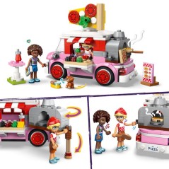LEGO Friends 42694 Le Camion Pizza - Jeu de Construction des 6 ans - J