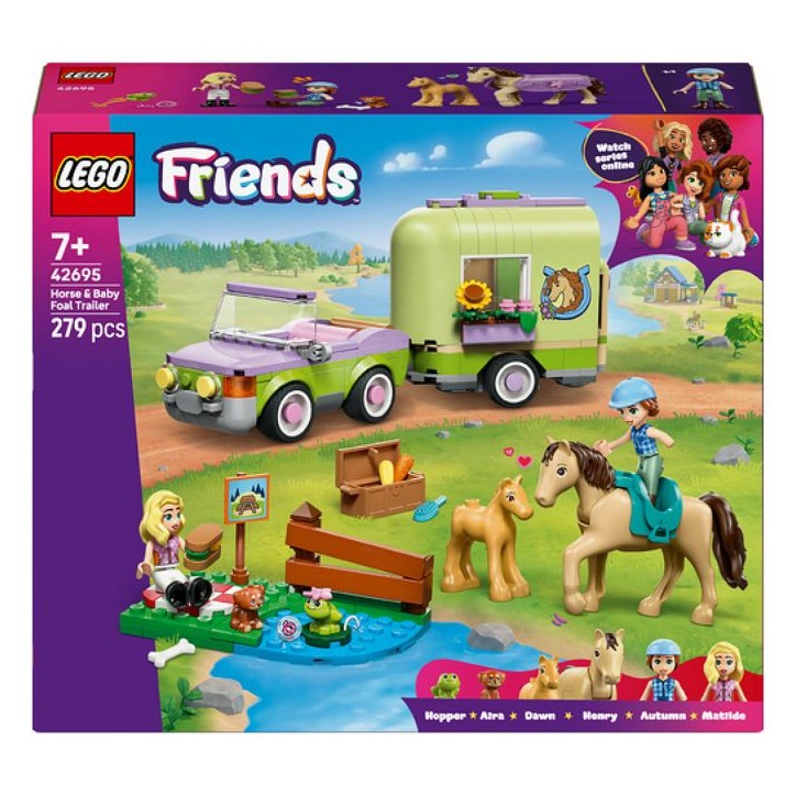 LEGO Friends 42695 La Remorque du Cheval et du Poulain - Jeu de Construction des 7 ans LEGO Friends 42695 La Remorque du Cheval et du Poulain - Jeu de Construction des 7 ans