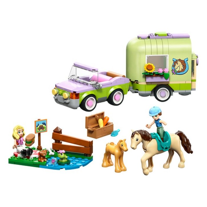 LEGO Friends 42695 La Remorque du Cheval et du Poulain - Jeu de Construction des 7 ans LEGO Friends 42695 La Remorque du Cheval et du Poulain - Jeu de Construction des 7 ans