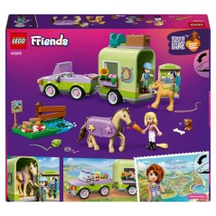 LEGO Friends 42695 La Remorque du Cheval et du Poulain - Jeu de Constr
