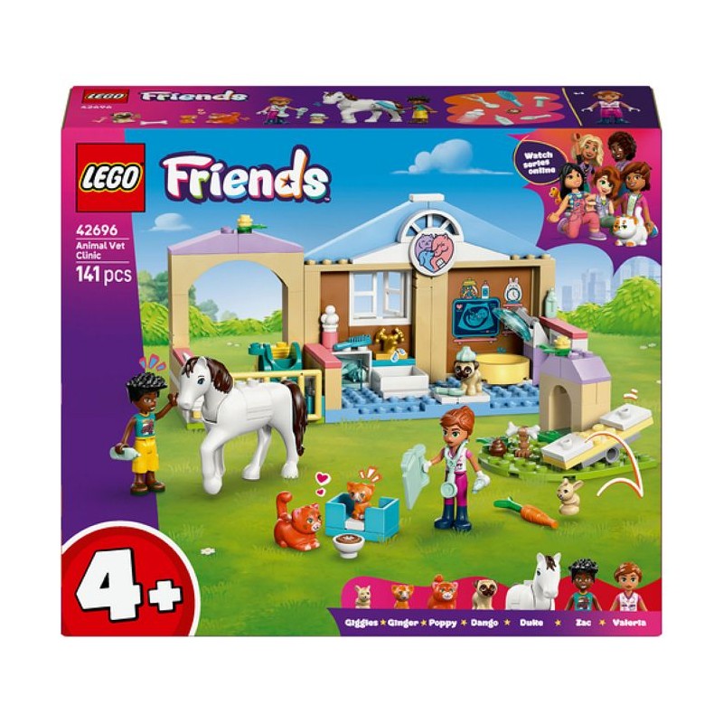 LEGO Friends 42696 La Clinique Vétérinaire - Jeu pour Fille ou Garç
