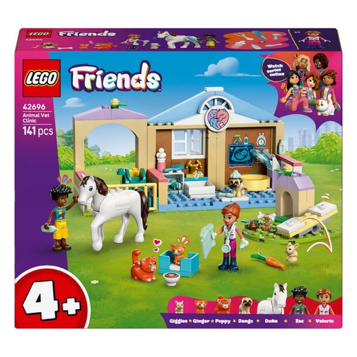 LEGO Friends 42696 La Clinique Vétérinaire - Jeu pour Fille ou Garçon des 4 ans - Cadeau LEGO Friends 42696 La Clinique Vétérinaire - Jeu pour Fille ou Garçon des 4 ans - Cadeau
