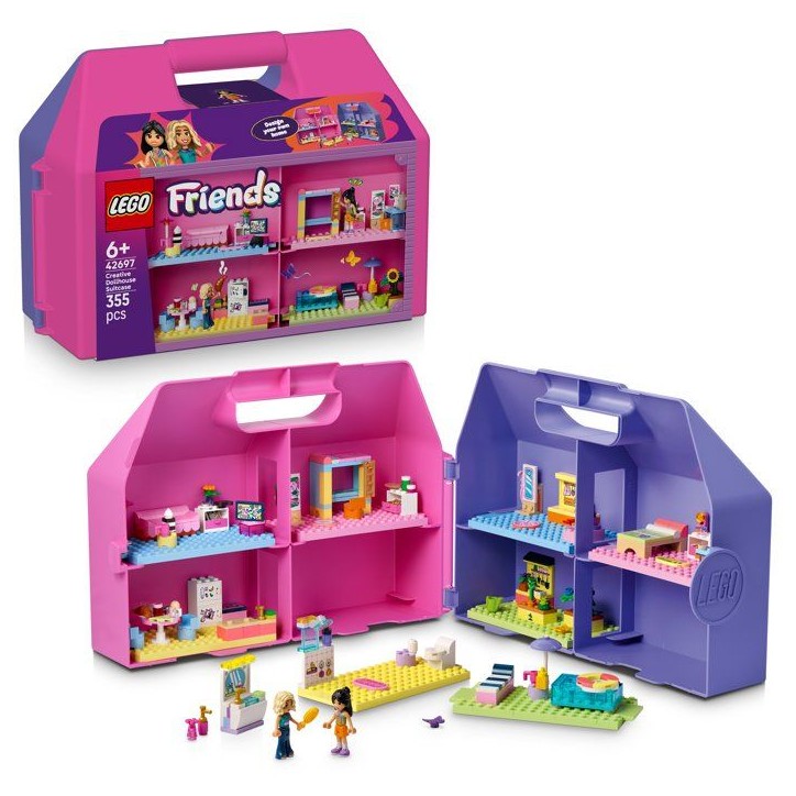 LEGO Friends 42697 La Maison de Poupée dans la Valise Créative - Jeu de Voyage des 6 ans LEGO Friends 42697 La Maison de Poupée dans la Valise Créative - Jeu de Voyage des 6 ans