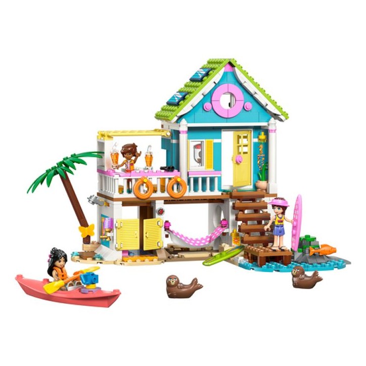LEGO Friends 42699 La Maison sur la Plage et les Phoques - Jeu de Construction des 7 ans