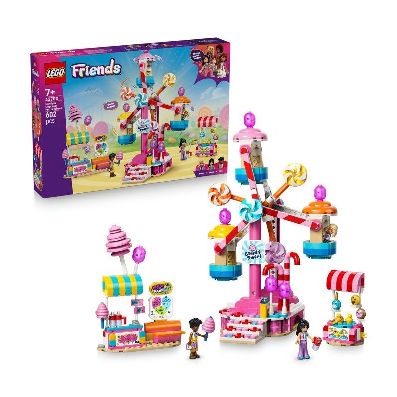 LEGO Friends 42700 La Grande Roue Ornée de Bonbons et Cupcakes - Joue