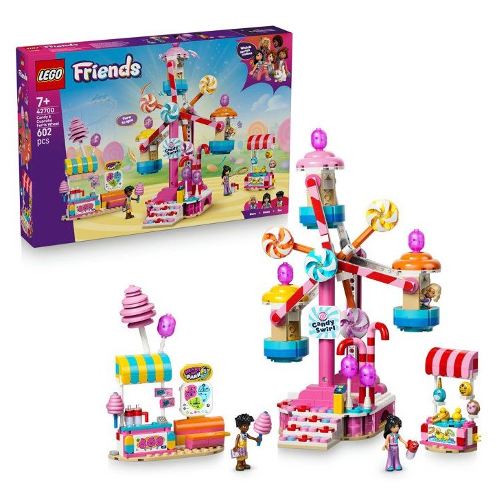 LEGO Friends 42700 La Grande Roue Ornée de Bonbons et Cupcakes - Jouet Interactif - Cadeau LEGO Friends 42700 La Grande Roue Ornée de Bonbons et Cupcakes - Jouet Interactif - Cadeau