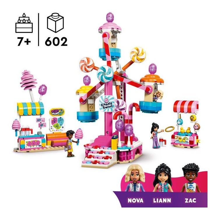 LEGO Friends 42700 La Grande Roue Ornée de Bonbons et Cupcakes - Jouet Interactif - Cadeau LEGO Friends 42700 La Grande Roue Ornée de Bonbons et Cupcakes - Jouet Interactif - Cadeau