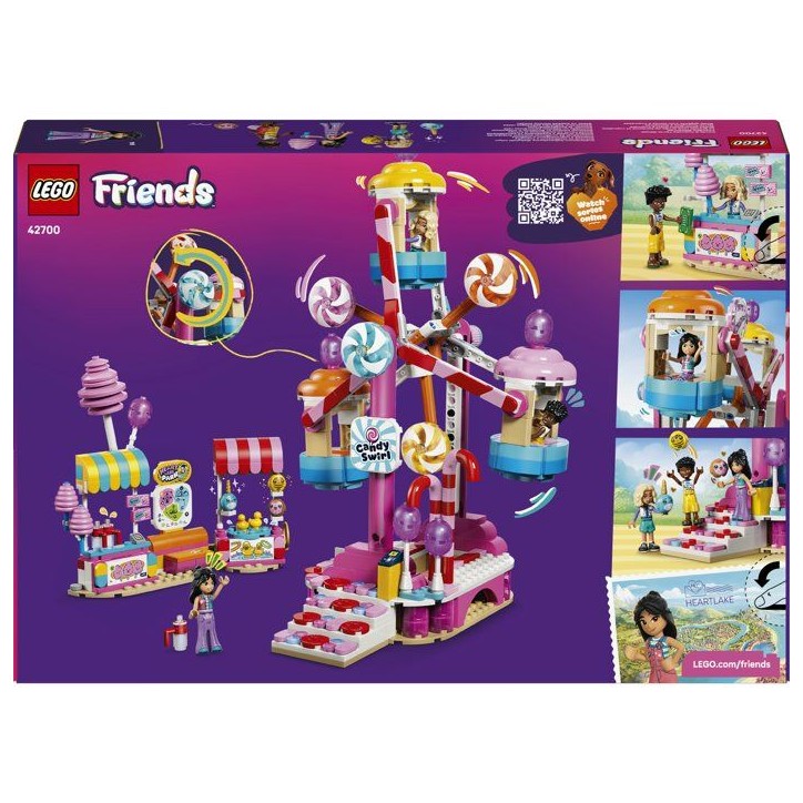 LEGO Friends 42700 La Grande Roue Ornée de Bonbons et Cupcakes - Jouet Interactif - Cadeau LEGO Friends 42700 La Grande Roue Ornée de Bonbons et Cupcakes - Jouet Interactif - Cadeau