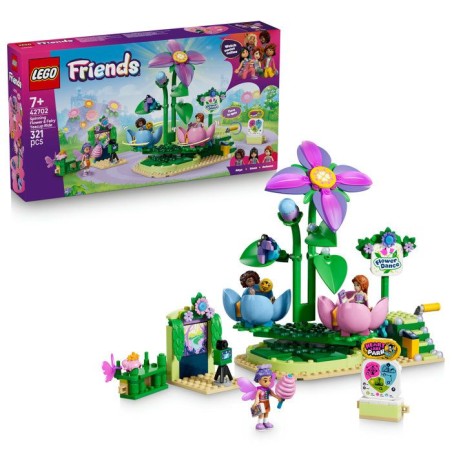 LEGO Friends 42702 La Fleur Tournoyante et les Tasses a Thé Féériqu