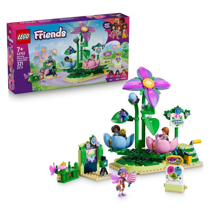 LEGO Friends 42702 La Fleur Tournoyante et les Tasses a Thé Féériques - Jouet des 7 ans LEGO Friends 42702 La Fleur Tournoyante et les Tasses a Thé Féériques - Jouet des 7 ans