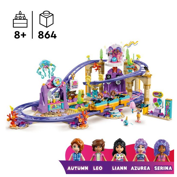 LEGO Friends 42703 Les Montagnes Russes des Sirenes - Jouet Interactif des 8 ans - Cadeau LEGO Friends 42703 Les Montagnes Russes des Sirenes - Jouet Interactif des 8 ans - Cadeau