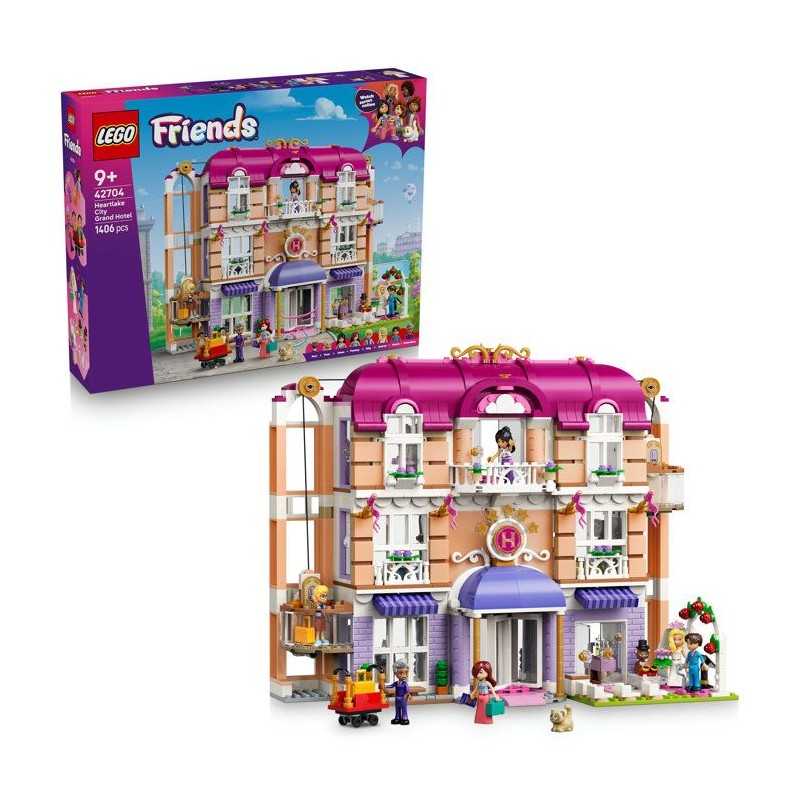 LEGO Friends 42704 Le Grand Hôtel de Heartlake City - Jouet pour Fill