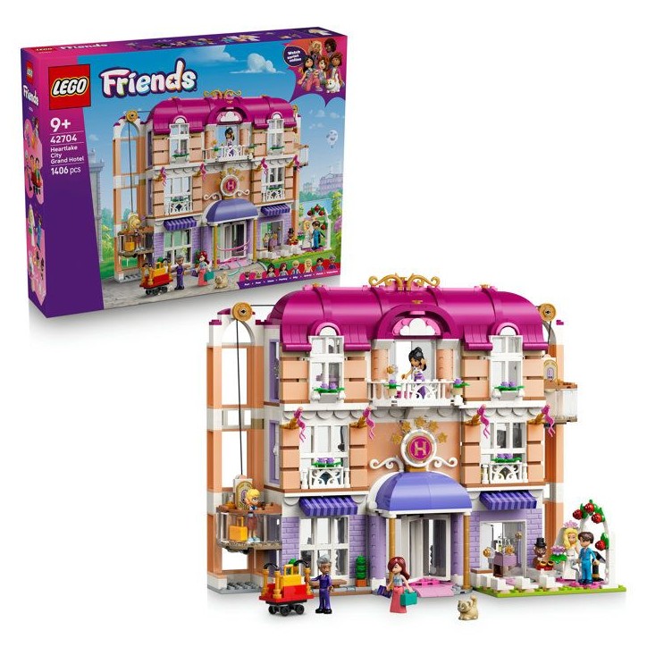 LEGO Friends 42704 Le Grand Hôtel de Heartlake City - Jouet pour Fille ou Garçon des 9 ans LEGO Friends 42704 Le Grand Hôtel de Heartlake City - Jouet pour Fille ou Garçon des 9 ans