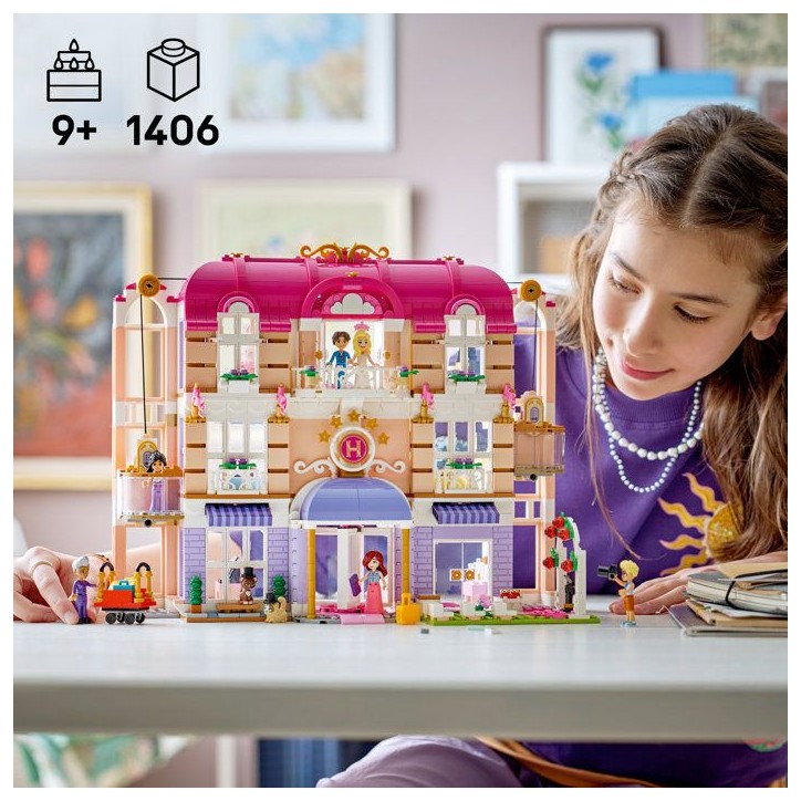 LEGO Friends 42704 Le Grand Hôtel de Heartlake City - Jouet pour Fille ou Garçon des 9 ans LEGO Friends 42704 Le Grand Hôtel de Heartlake City - Jouet pour Fille ou Garçon des 9 ans