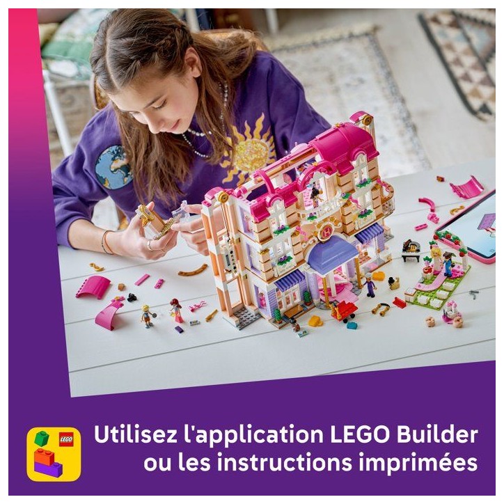LEGO Friends 42704 Le Grand Hôtel de Heartlake City - Jouet pour Fille ou Garçon des 9 ans LEGO Friends 42704 Le Grand Hôtel de Heartlake City - Jouet pour Fille ou Garçon des 9 ans