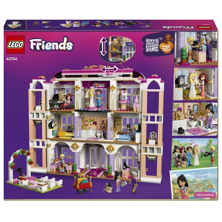 LEGO Friends 42704 Le Grand Hôtel de Heartlake City - Jouet pour Fille ou Garçon des 9 ans LEGO Friends 42704 Le Grand Hôtel de Heartlake City - Jouet pour Fille ou Garçon des 9 ans