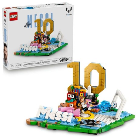 LEGO Editions 43011 Lionel Messi – Best Of - Jeu 10 ans - Décoratio