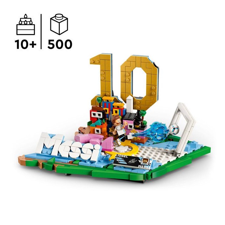 LEGO Editions 43011 Lionel Messi – Best Of - Jeu 10 ans - Décoration de Chambre d'Enfant