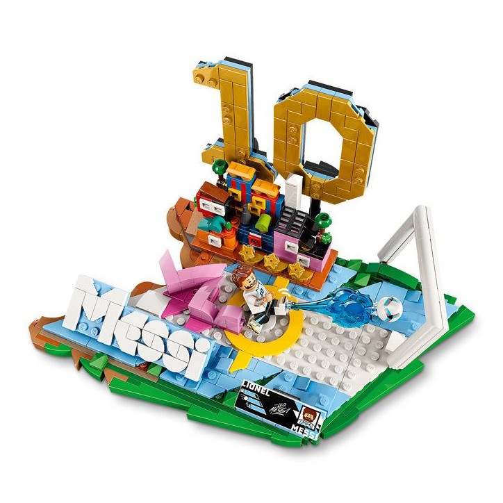 LEGO Editions 43011 Lionel Messi – Best Of - Jeu 10 ans - Décoration de Chambre d'Enfant