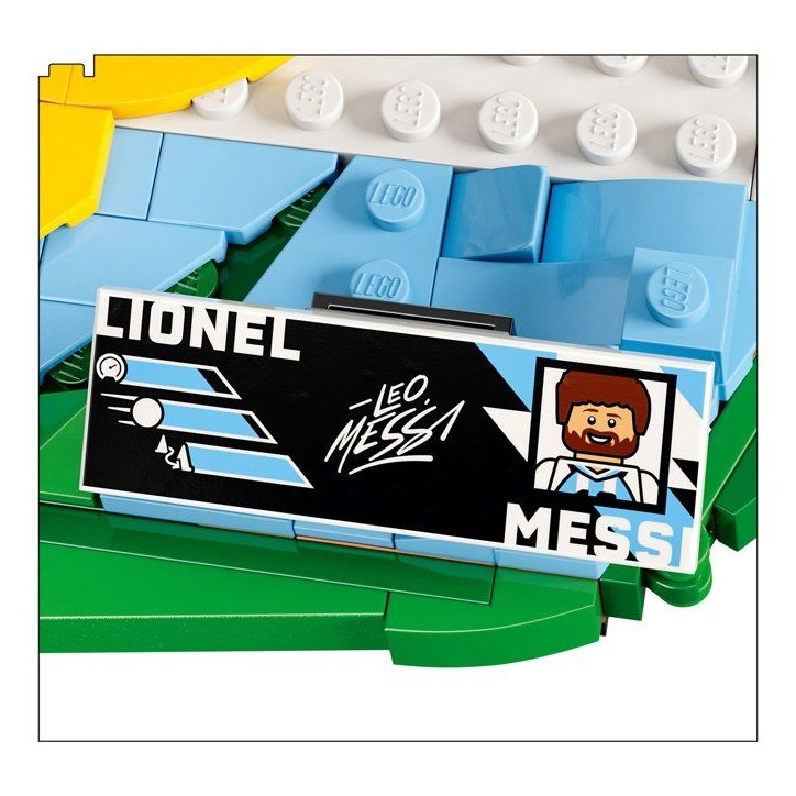 LEGO Editions 43011 Lionel Messi – Best Of - Jeu 10 ans - Décoration de Chambre d'Enfant