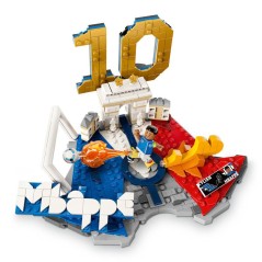 LEGO Editions 43013 Kylian Mbappé – Best Of - Jeu 10 ans - Décorat