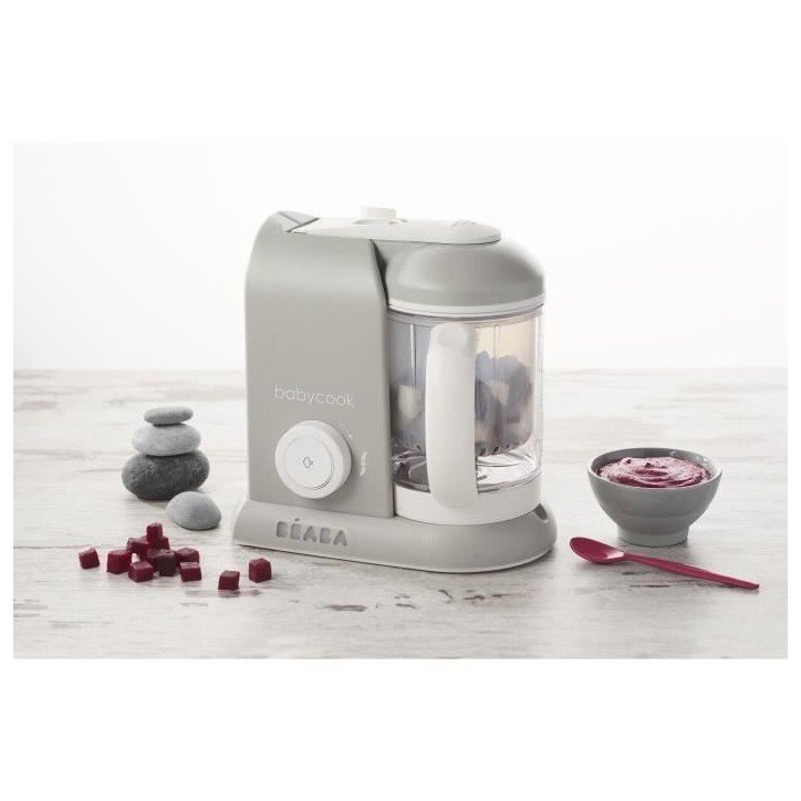 Robot cuiseur - BEABA - Babycook Solo - 1100 ml - Gris