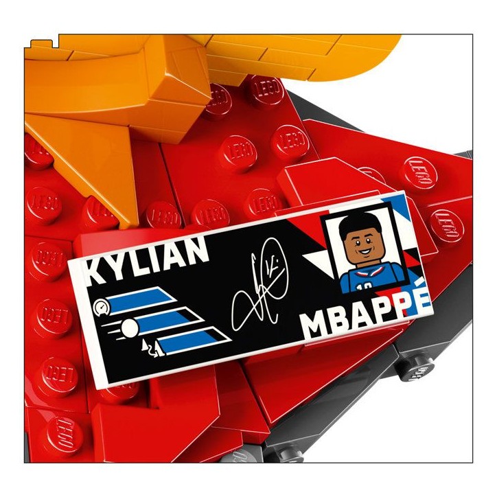LEGO Editions 43013 Kylian Mbappé – Best Of - Jeu 10 ans - Décoration de Chambre d'Enfant
