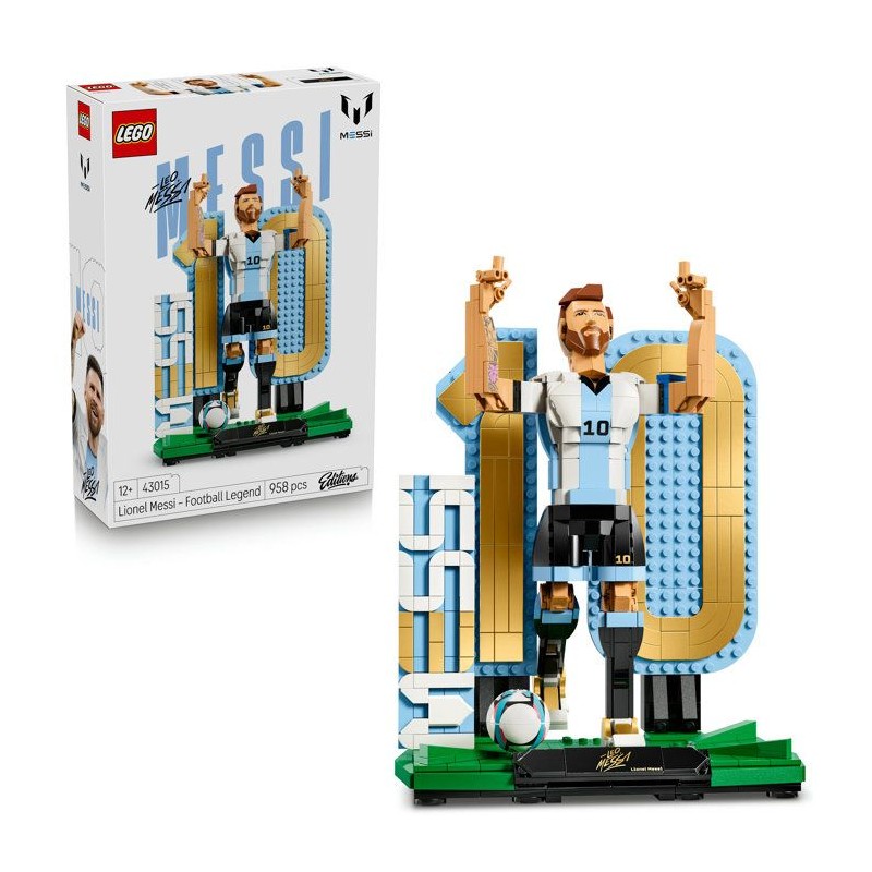 LEGO Editions 43015 Lionel Messi – Légende du Foot - Jeu 10 ans - D