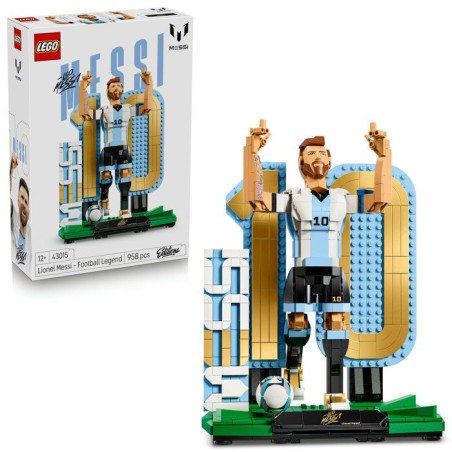 LEGO Editions 43015 Lionel Messi – Légende du Foot - Jeu 10 ans - D