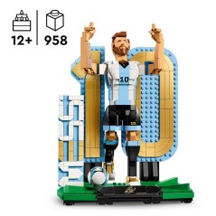 LEGO Editions 43015 Lionel Messi – Légende du Foot - Jeu 10 ans - Déco Chambre d'Enfant