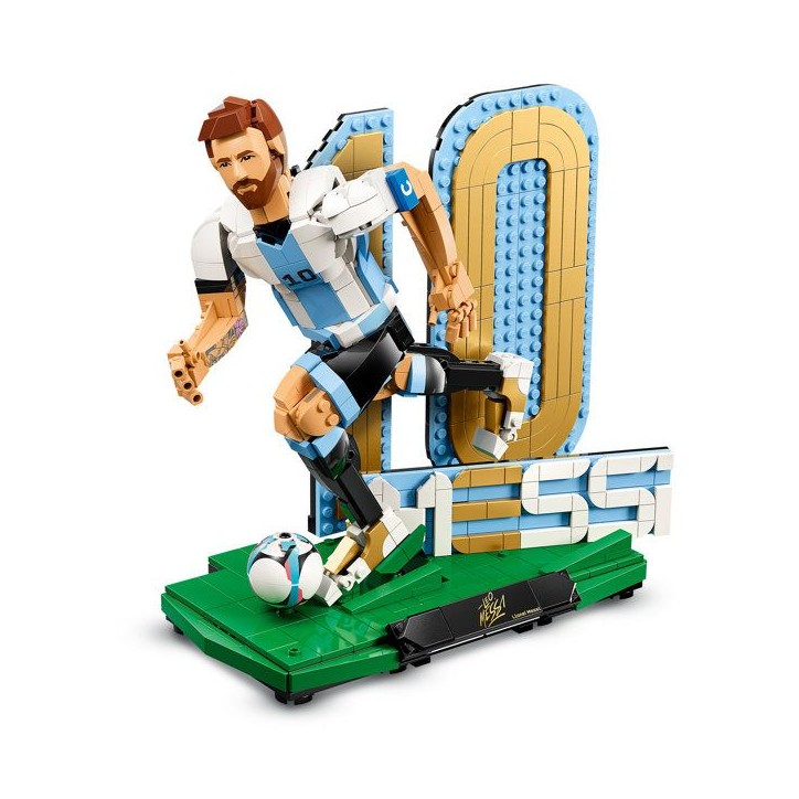 LEGO Editions 43015 Lionel Messi – Légende du Foot - Jeu 10 ans - Déco Chambre d'Enfant