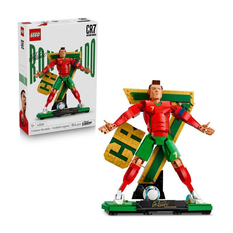 LEGO Editions 43016 Cristiano Ronaldo – Légende du Foot - Jeu 10 an