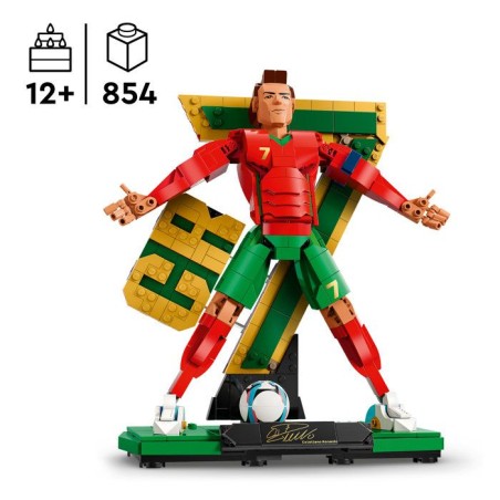 LEGO Editions 43016 Cristiano Ronaldo – Légende du Foot - Jeu 10 ans - Décoration Chambre