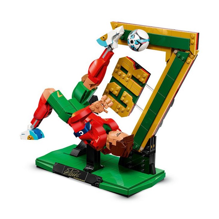 LEGO Editions 43016 Cristiano Ronaldo – Légende du Foot - Jeu 10 ans - Décoration Chambre