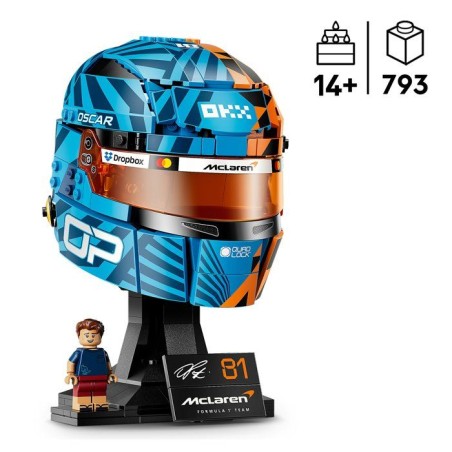 LEGO Editions 43017 McLaren Mastercard F1 Team Casque d'Oscar Piastri - Maquette Collector