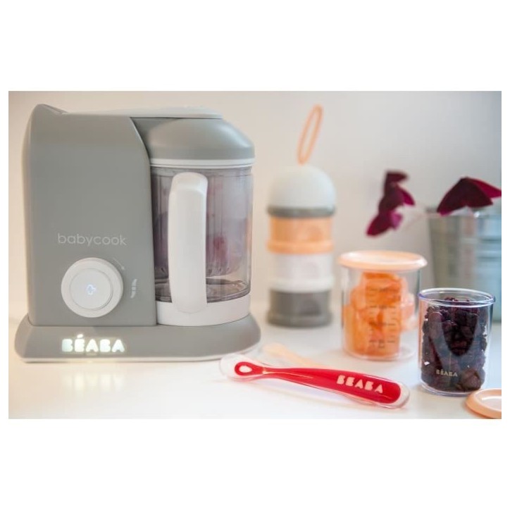 Robot cuiseur - BEABA - Babycook Solo - 1100 ml - Gris