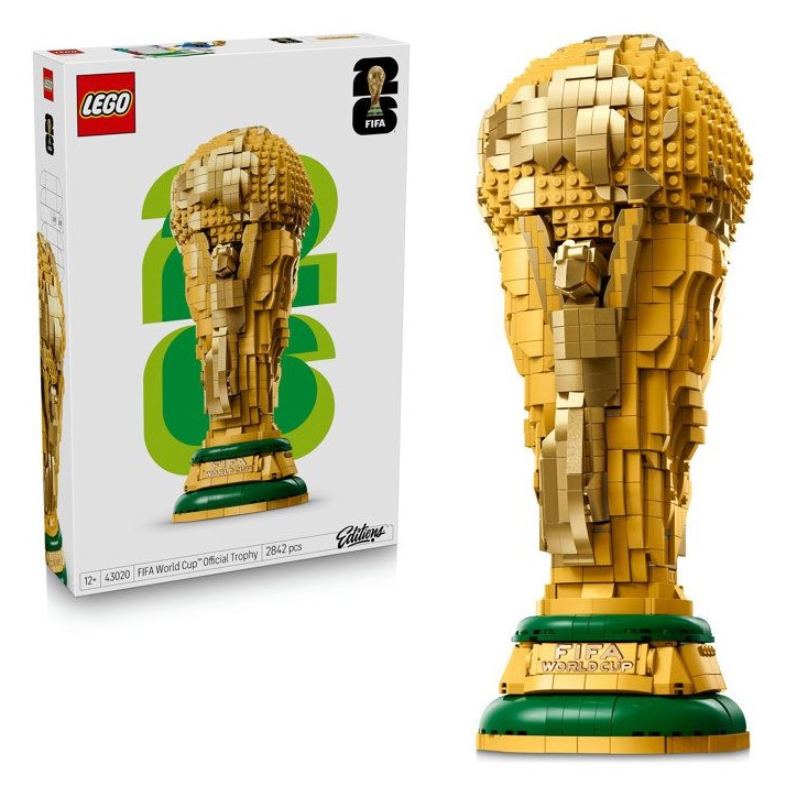 LEGO Editions 43020 Trophée Officiel de la Coupe du Monde de la FIFA - Maquette des 12 ans