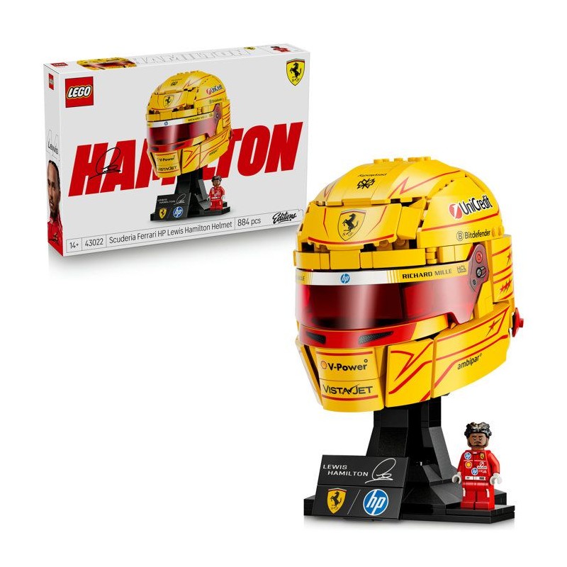 LEGO Editions 43022 Scuderia Ferrari HP Casque de Lewis Hamilton - Maq