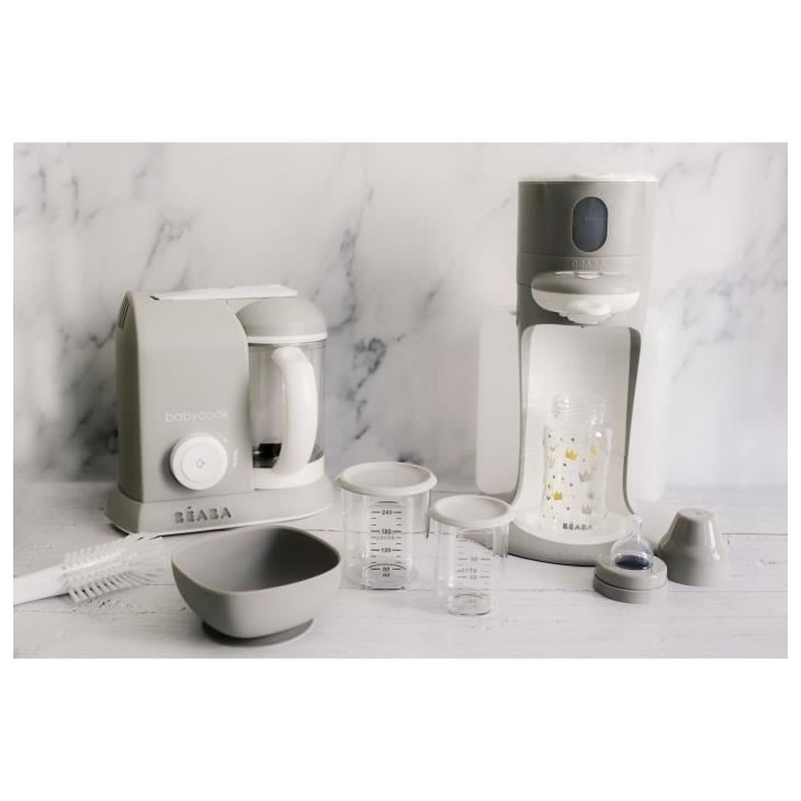 Robot cuiseur - BEABA - Babycook Solo - 1100 ml - Gris