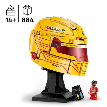LEGO Editions 43022 Scuderia Ferrari HP Casque de Lewis Hamilton - Maquette de Produit F1