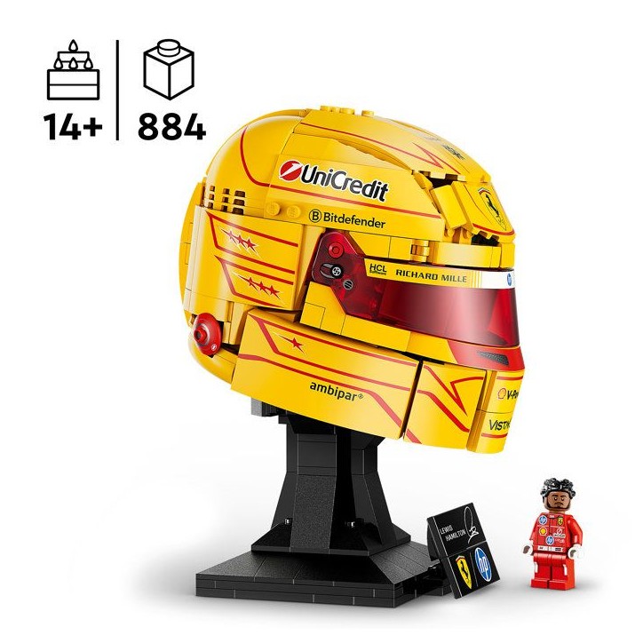 LEGO Editions 43022 Scuderia Ferrari HP Casque de Lewis Hamilton - Maquette de Produit F1 LEGO Editions 43022 Scuderia Ferrari HP Casque de Lewis Hamilton - Maquette de Produit F1