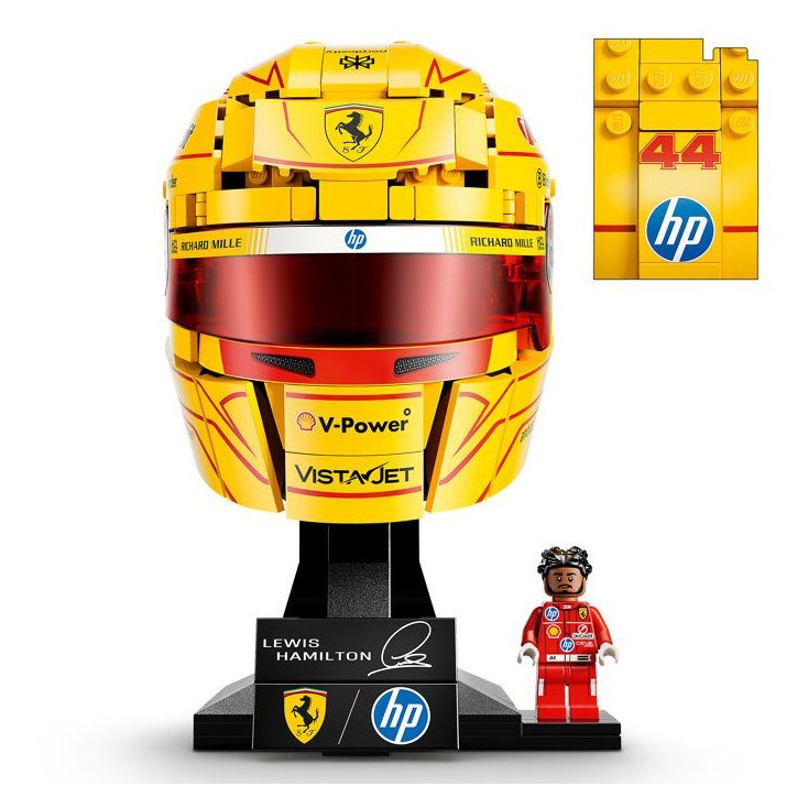 LEGO Editions 43022 Scuderia Ferrari HP Casque de Lewis Hamilton - Maquette de Produit F1 LEGO Editions 43022 Scuderia Ferrari HP Casque de Lewis Hamilton - Maquette de Produit F1