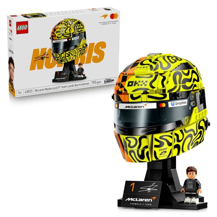 LEGO Editions 43023 McLaren Mastercard F1 Team Casque de Lando Norris - Maquette Collector
