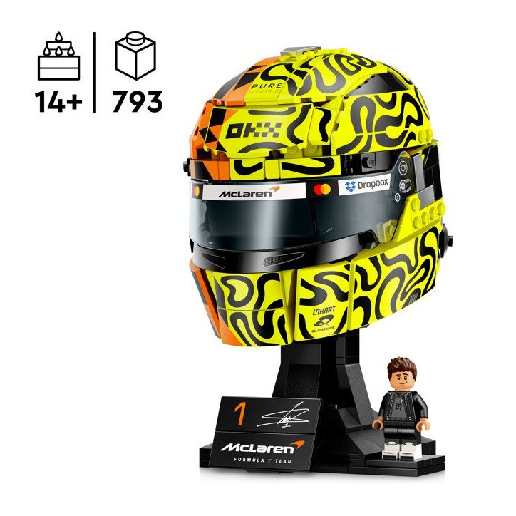 LEGO Editions 43023 McLaren Mastercard F1 Team Casque de Lando Norris - Maquette Collector