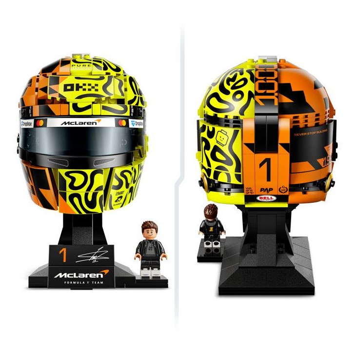 LEGO Editions 43023 McLaren Mastercard F1 Team Casque de Lando Norris - Maquette Collector