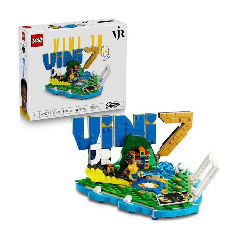 LEGO Editions 43027 Vinicius Jr. – Best Of - Jeu 10 ans - Décoratio